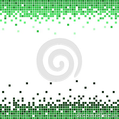 Pixel gaming abstract green background Vector Illustration