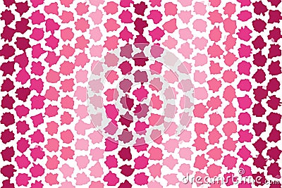 Pixel geometric pattern in dark pink with structured alignment. Digital abstract design concept Stock Photo