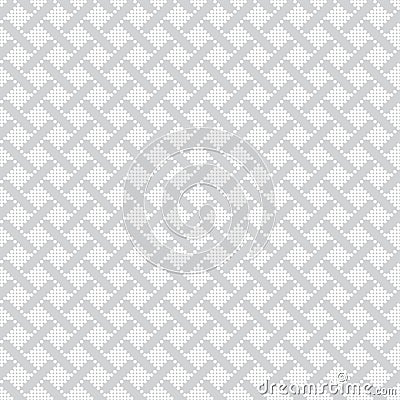 Pixel geometric seamless pattern Vector Illustration