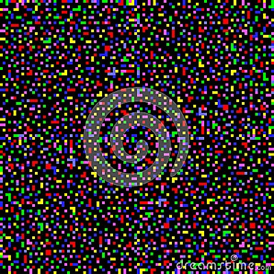 Pixel glitch background. Screen signal error. Vector. Vector Illustration