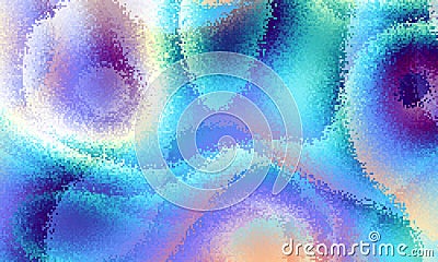 Pixelated psychedelic background. Moire overlapping effect. Vector image. Glitch texture Vector Illustration
