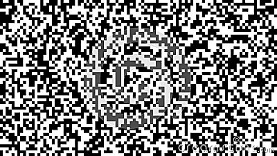 The pixels are scattered, dissolve. Pixel gradient Speed seamless pattern. Black and white abstract vector background Vector Illustration