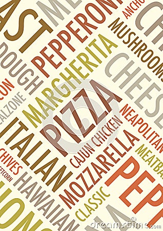 Pizza background Vector Illustration