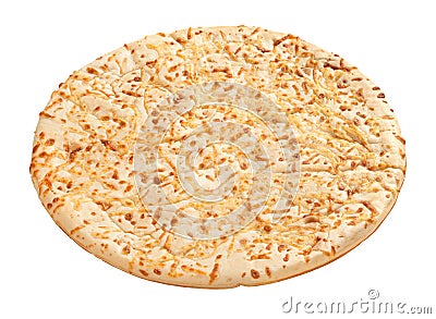 Pizza Crust (with clipping path) Stock Photo