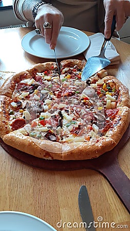 Pizza Hut Malmoe Stock Photo