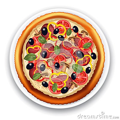 Pizza Vector Illustration