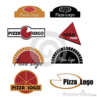 Pizza logos Vector Illustration