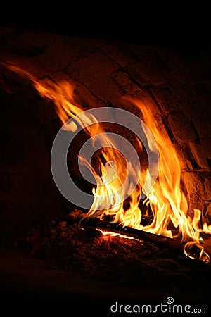 Pizza oven Stock Photo