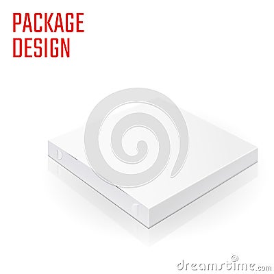 Pizza Package Box 1 Vector Illustration