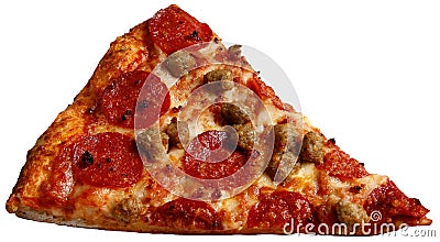 Pizza slice Stock Photo