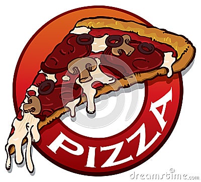 Pizza Slice Vector Illustration