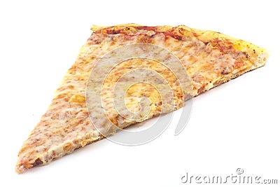 Pizza Slice Plain Stock Photo