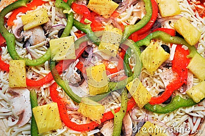 Pizza Toppings Stock Photo