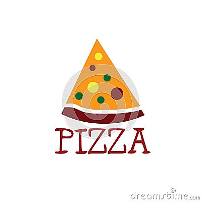 pizza vector design template Vector Illustration