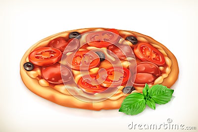 Pizza vector illustration Vector Illustration