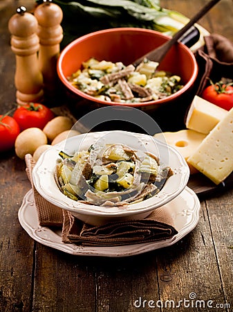 Pizzoccheri Stock Photo