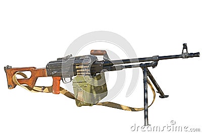 PK Machine gun Stock Photo