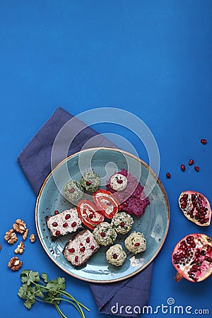 Pkhali, traditional Georgian dish Stock Photo