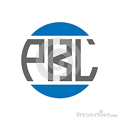 PKL letter logo design on white background. PKL creative initials circle logo concept. PKL letter design Vector Illustration