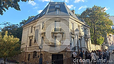Place Dalida in Montmartre Editorial Stock Photo