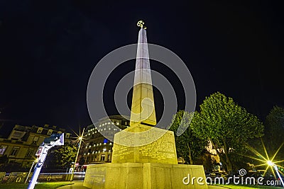 Place de la Constitution Stock Photo