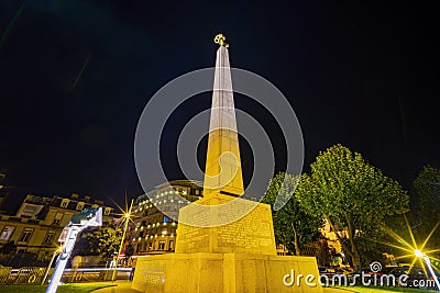 Place de la Constitution Stock Photo