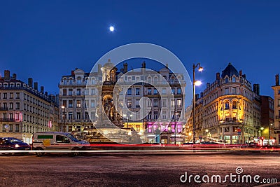 Place des Jacobins, Lyon, France Stock Photo