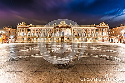 Place du Capitole in Toulouse, France. Stock Photo