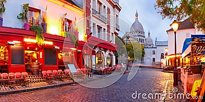 Montmartre in Paris, France Stock Photo