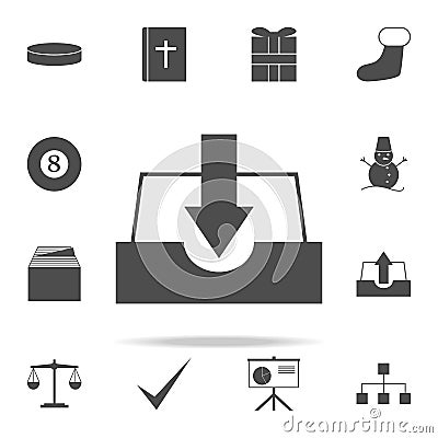 place of loading paper icon. web icons universal set for web and mobile Stock Photo