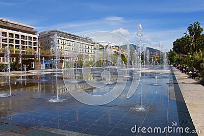 Place Massena,Nice Editorial Stock Photo