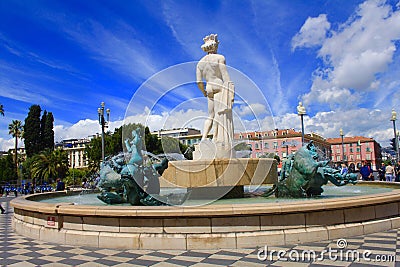 Place Massena,Nice,France Editorial Stock Photo