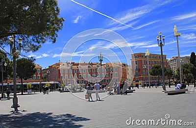 Place Massena Editorial Stock Photo