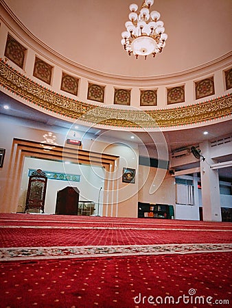 Place for pray moeslem Mosque Stock Photo