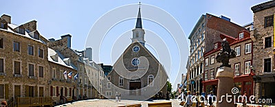 Place royale, Quebec City Editorial Stock Photo