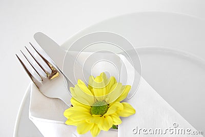 Place setting 4 Stock Photo