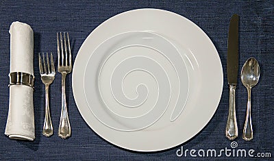 Place Setting Stock Photo