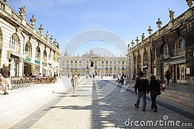 Place Stanislas (Nancy - France) Editorial Stock Photo