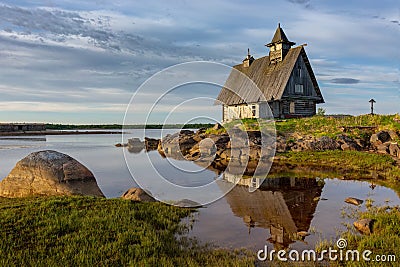 Village Rabocheostrovsk, Republic of Karelia,Russia Editorial Stock Photo