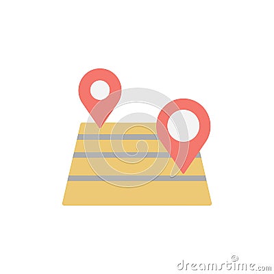 Placeholders, field icon. Simple color vector elements of automated farming icons for ui and ux, website or mobile application Stock Photo