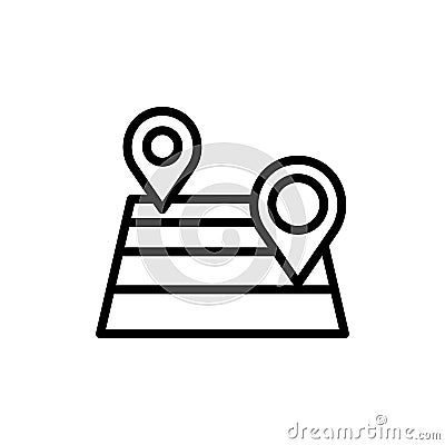 Placeholders, field icon. Simple line, outline vector elements of automated farming icons for ui and ux, website or mobile Stock Photo