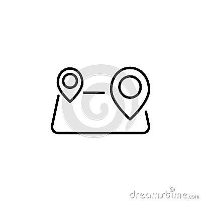 Placeholders, field icon. Simple line, outline vector elements of automated farming icons for ui and ux, website or Vector Illustration