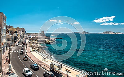 Plage des Catalans Stock Photo