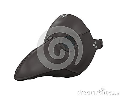 Plague Doctor Mask Isolated Stock Photo