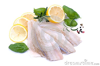 Plaice fillet Stock Photo