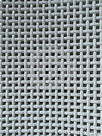 Plaid checkered white plastic texture Stock Photo