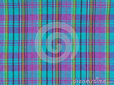 Plaid fabric texture Stock Photo