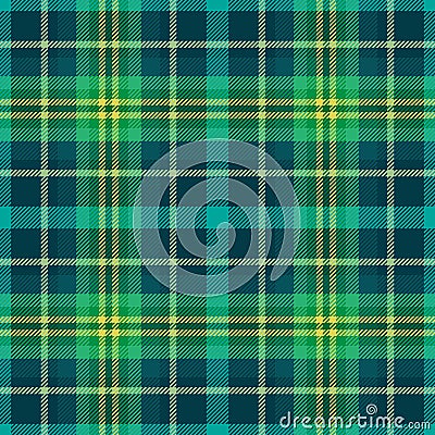 Plaid seamless pattern. Repeating checker fabric for design prints plaids. Repeated check ekose. Checks square line. Vichi cloth Vector Illustration