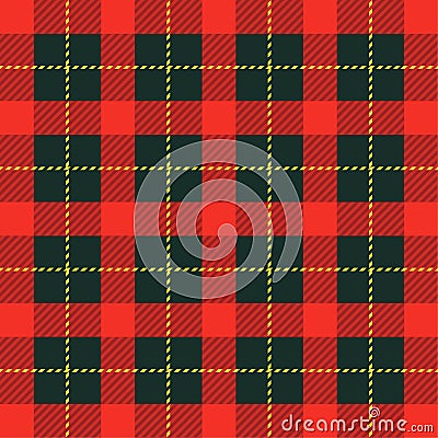 Plaid Tartan Seamless Pattern Background. Traditional Scottish Ornament. Lumberjack style. Vector Illustration