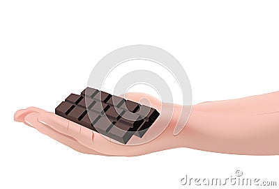 Plain chocolate Vector Illustration